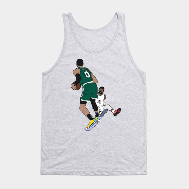 Jayson Tatum Crosses Over Paul George Tank Top by rattraptees